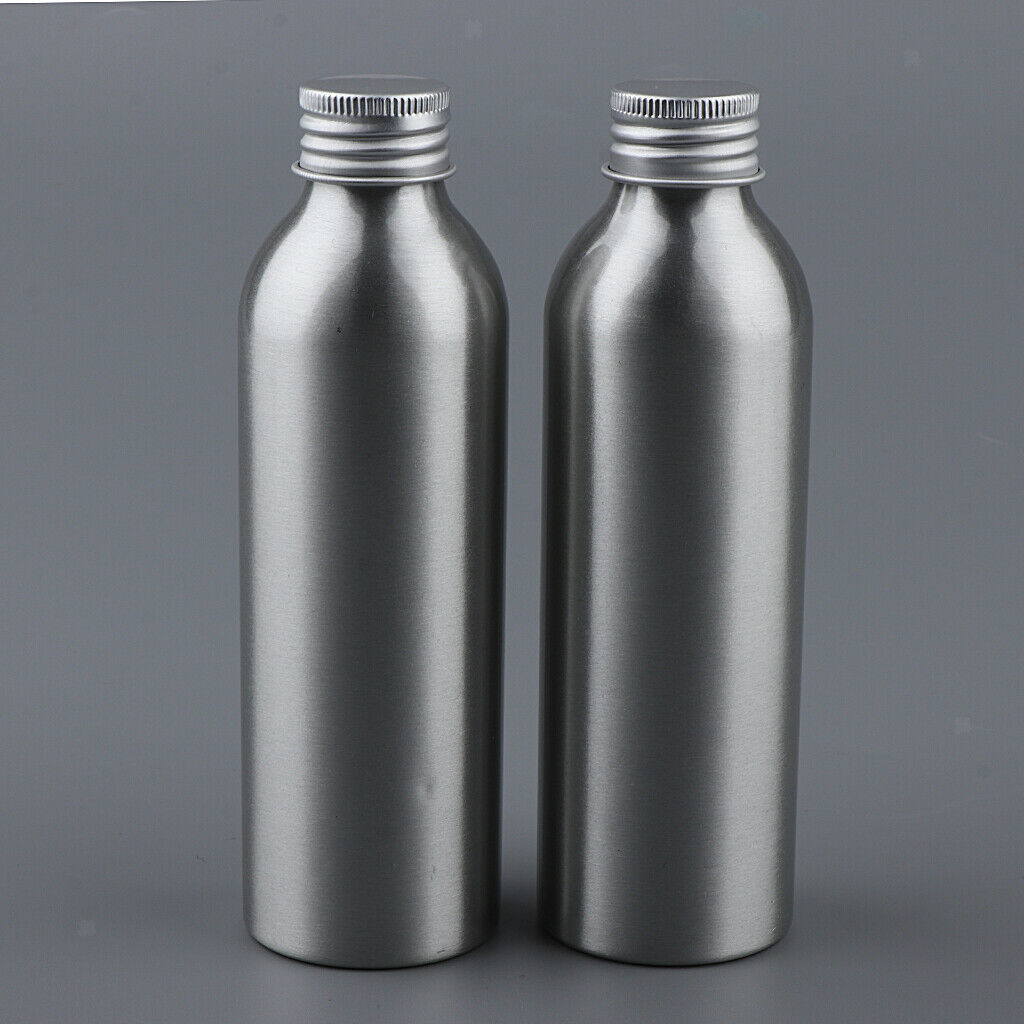 Empty Metal Bottles Makeup Container with Screw Lid for Homemade Beauty