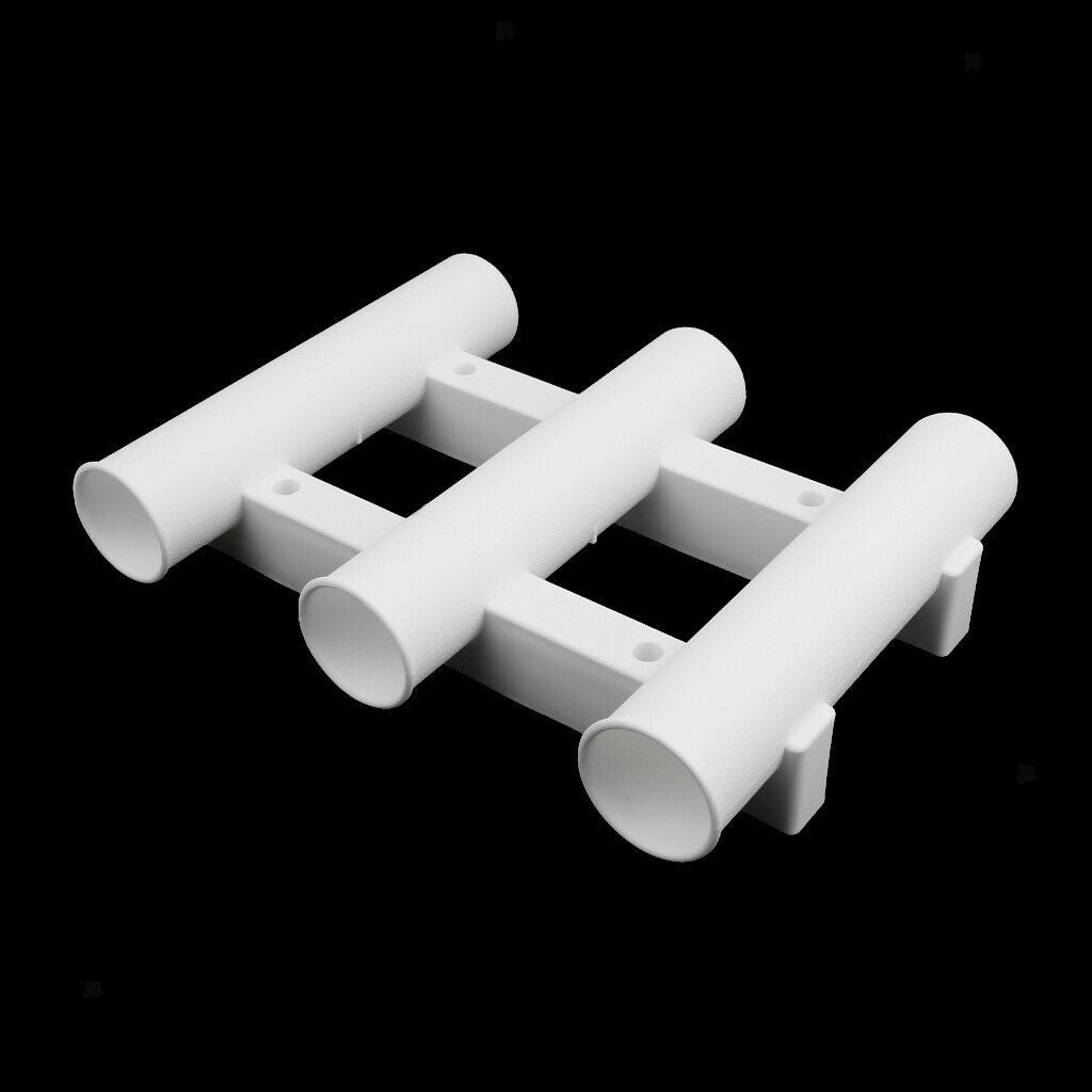 2pcs Plastic 3 Rod Rack Vertical Holder Boat/Fishing/Marine Fishing Tackle
