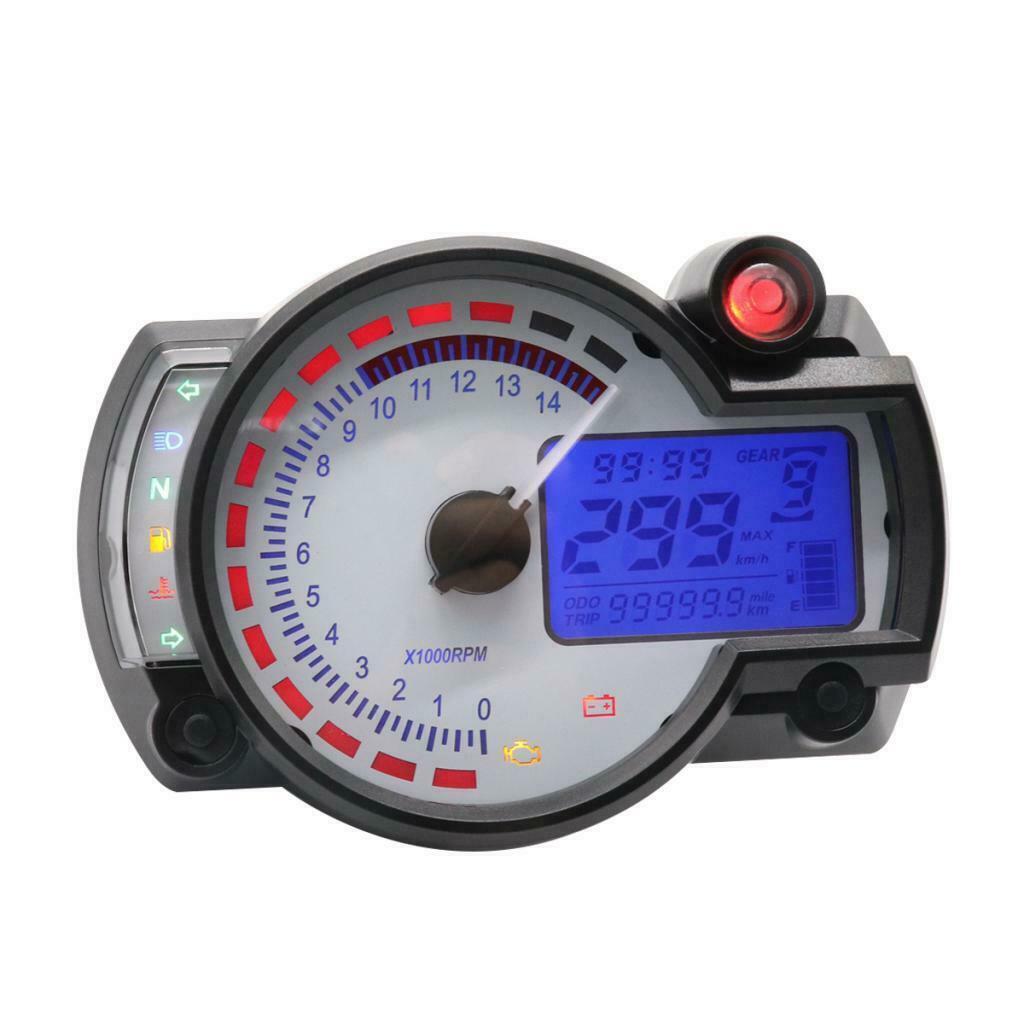 Car Auto Motorcycle Instrument Assembly 12V Electrical 7 Color LED Display