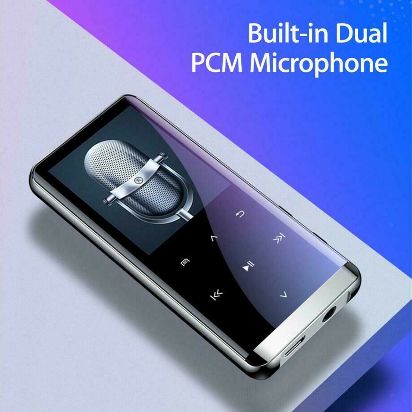 Thin Bluetooth MP3 Player MP4 FM Radio Recorder Music Speakers 8GB