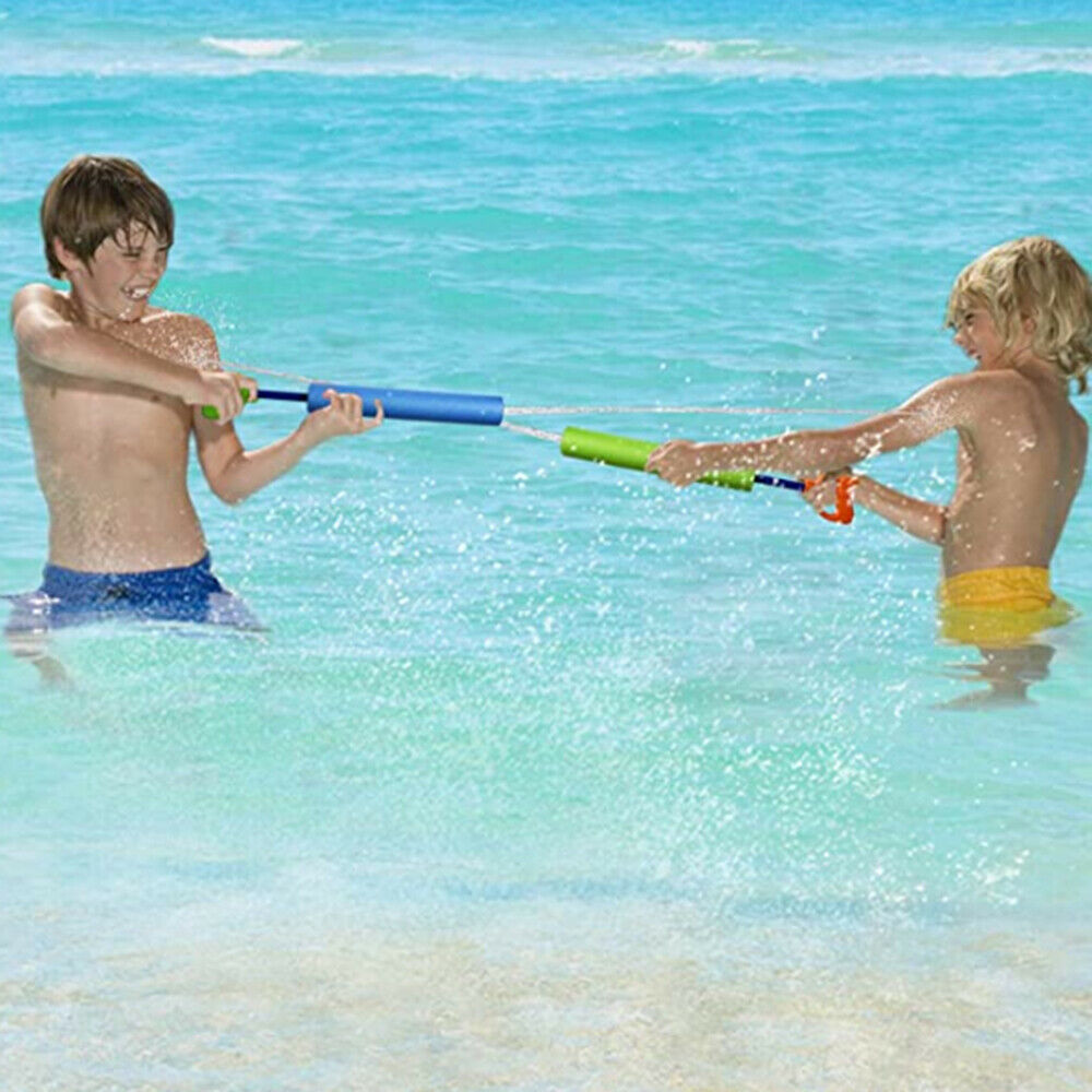 4pcs Water Guns for Kids Foam Water Blaster Squirt Guns Outdoor Play Game Toys