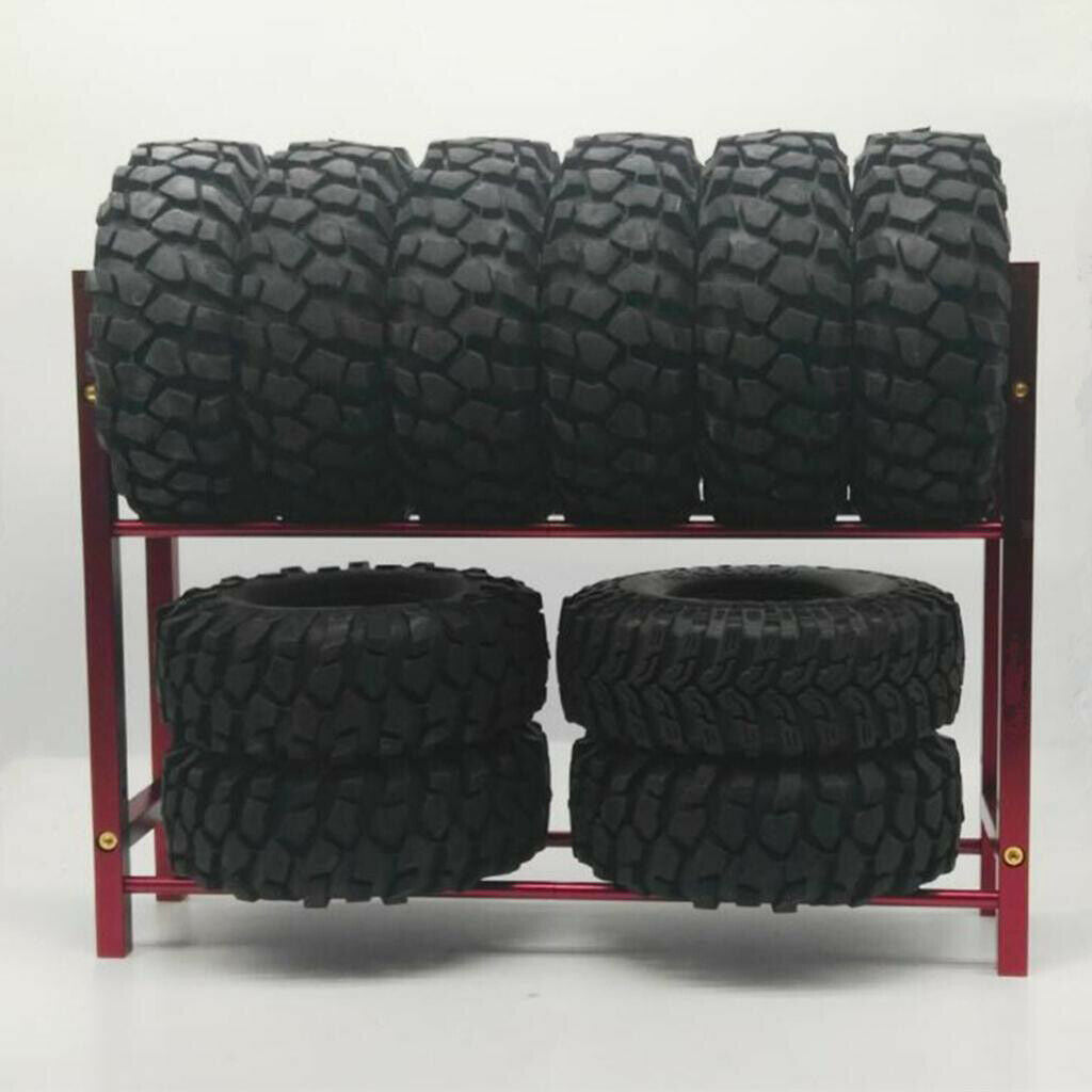 RC Spare Tires Rack for RC4WD TF2 D90 1:10 RC Crawler Tyres Accessories
