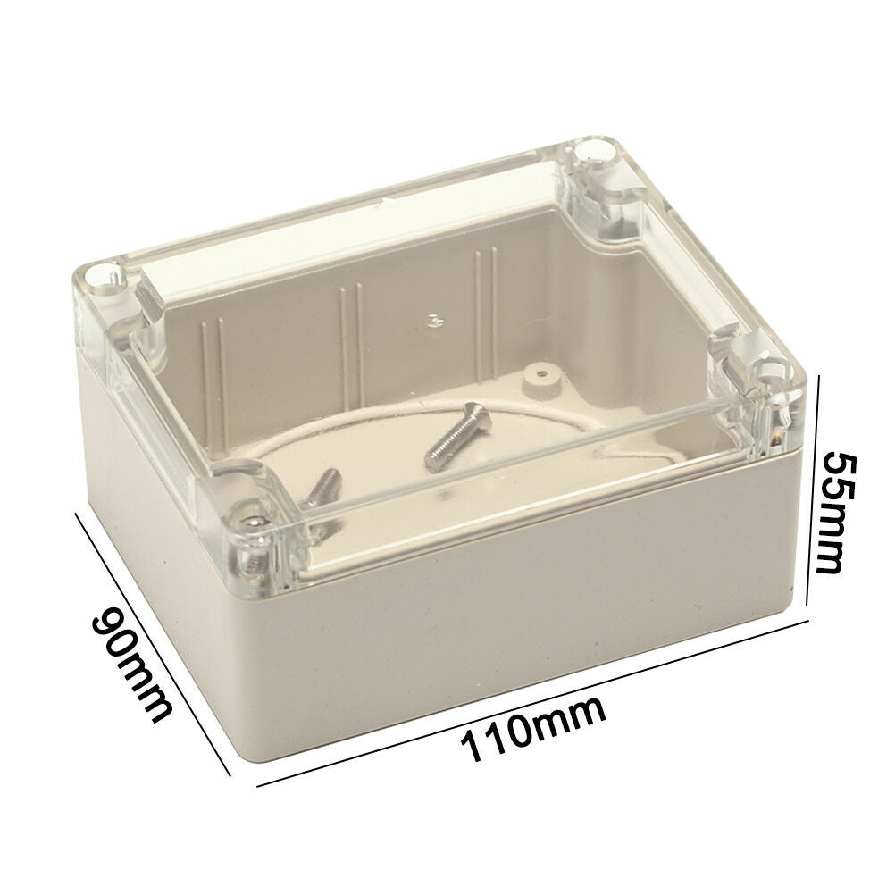 115x90x55 Waterproof Clear Cover Electronic Cable Project Box Enclosure Cas TL