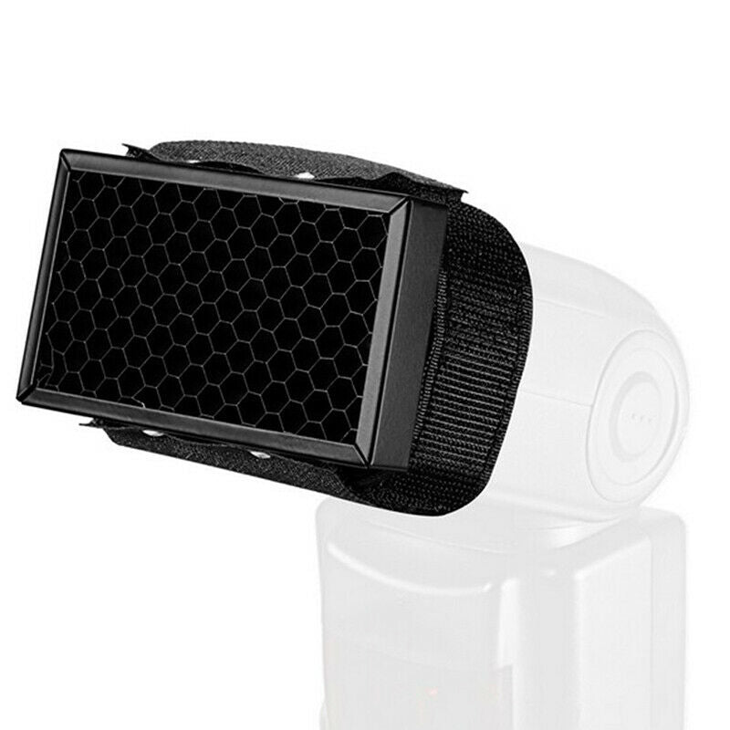 Honey Comb Grid FlashLight Flash Diffuser Softbox Bouncer for Speedlight .l8