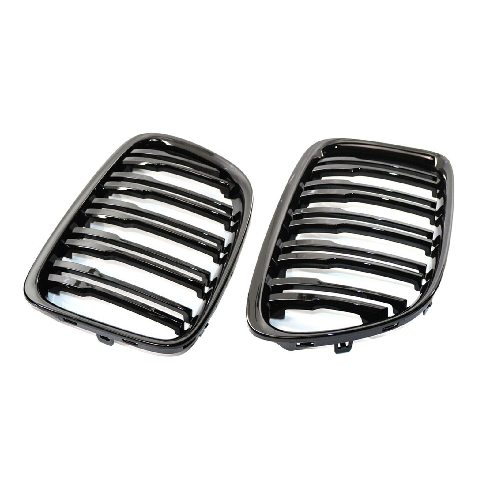 2x Front Grille Compatible with BMW X1 E84 11-16 Replacement Parts Acc