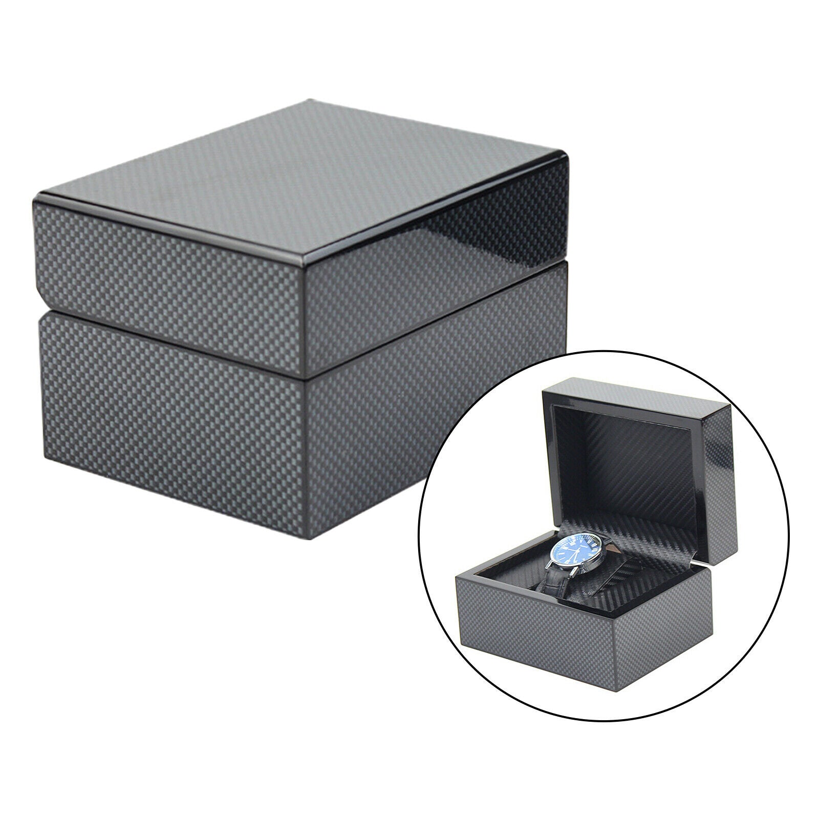 Single Watch Gift Box with Pillow Jewelry Earrings Case Organizer Holder