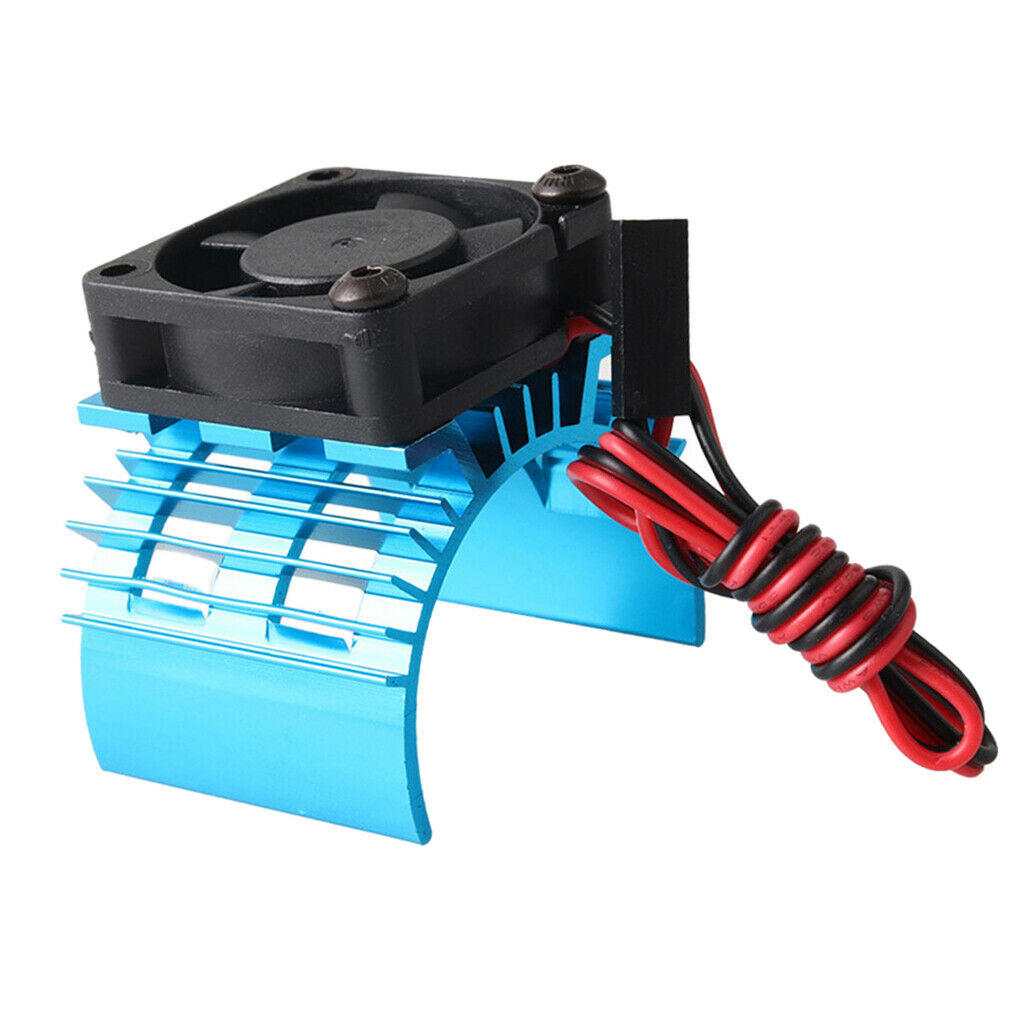 540 550 Motor Heatsink W/ Cooling Fan For HSP Axial  1/10 RC Car DIY
