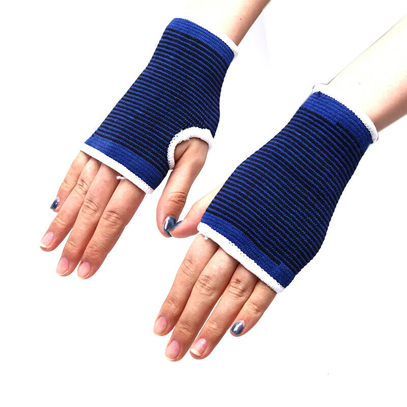 1Pair Polyester Wrist Hand Support Glove Wrist Protect Sweatband Wrist Gu.l8