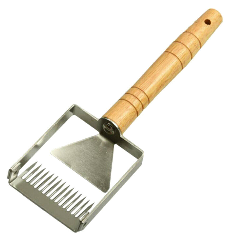 Beekeeping Stainless Steel Tine Uncapping Fork Scratcher Heavy Duty