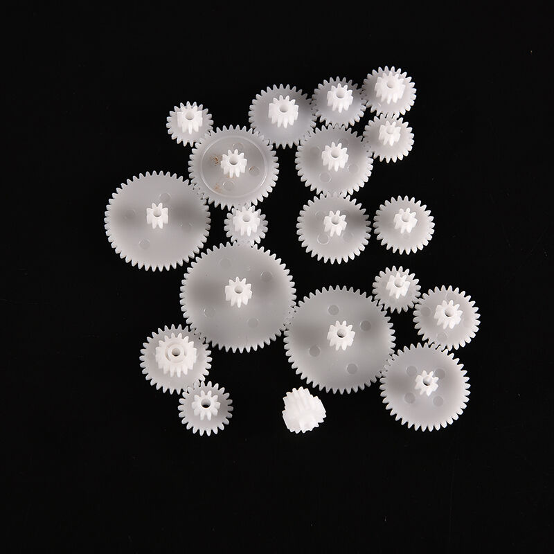 Different sizes 19X Plastic Gears NP.5 For Robotics Models Shaft Part DIY.l8