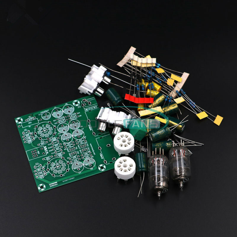 6J2 Kits Tube Preamp Amplifier Board Pre-amp Headphone Buffer DIY Assortment