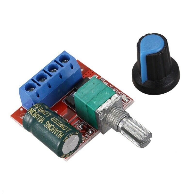 DC5-35V 5A PWM DC Motor Speed Controller LED Light Dimmer Switch 10KHz(Pack ofS3