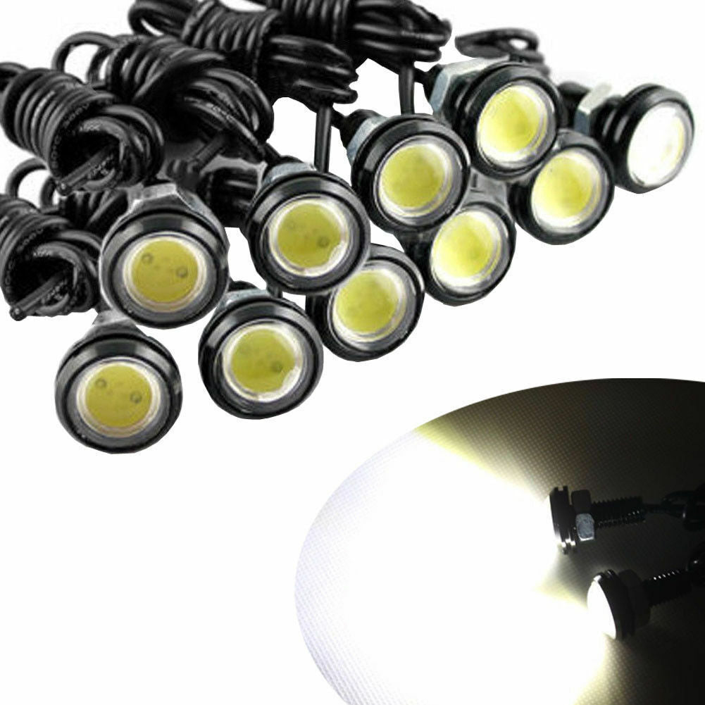 Hot 10X 18MM Eagle Eye 9W LED Fog DRL Reverse Backup Light Car Motor 12v ^ZF Qx