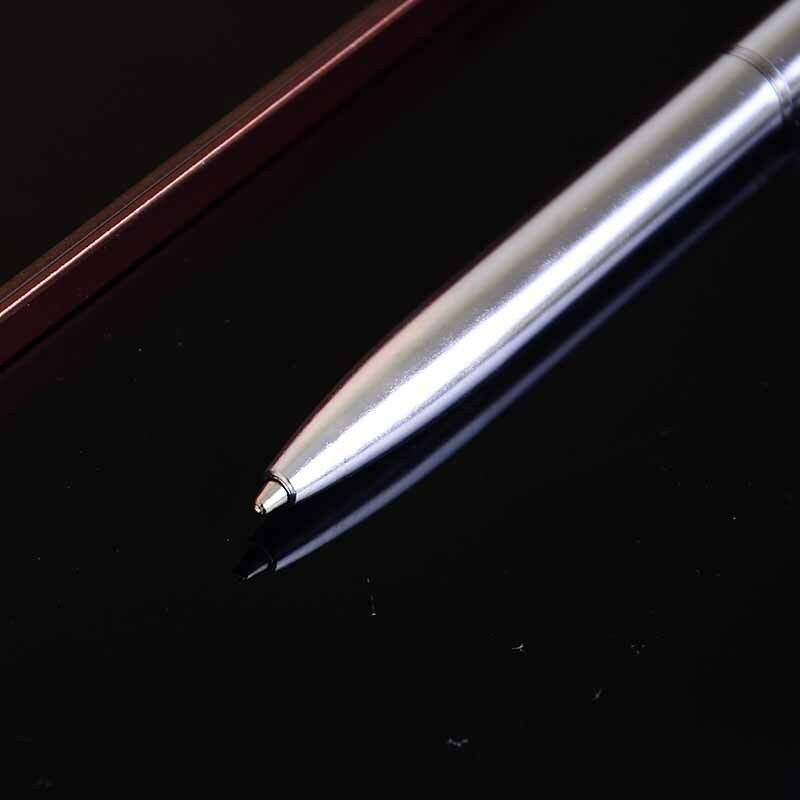 1pcs/lot mini metal ballpoint pen rotating pocket-size pen ball point pe.l8