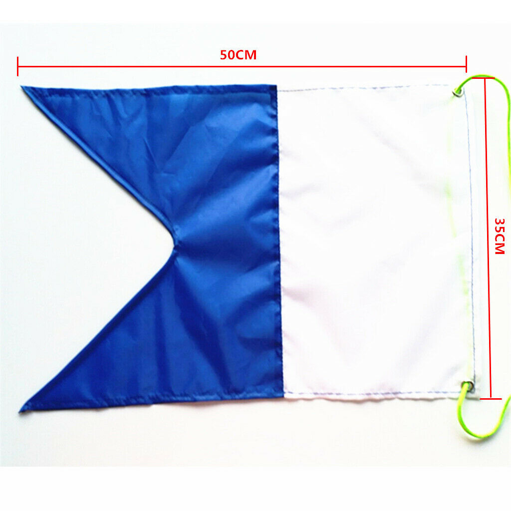 Diver flag Diver flag Safety signal flag (50 x 35 cm) 2 eyelets