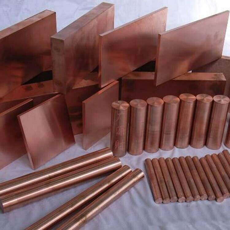 0.8mm x 50mm x 100mm Cu Metal Sheet Plate Copper Sheet  99.9% Pure Copper  1Pc