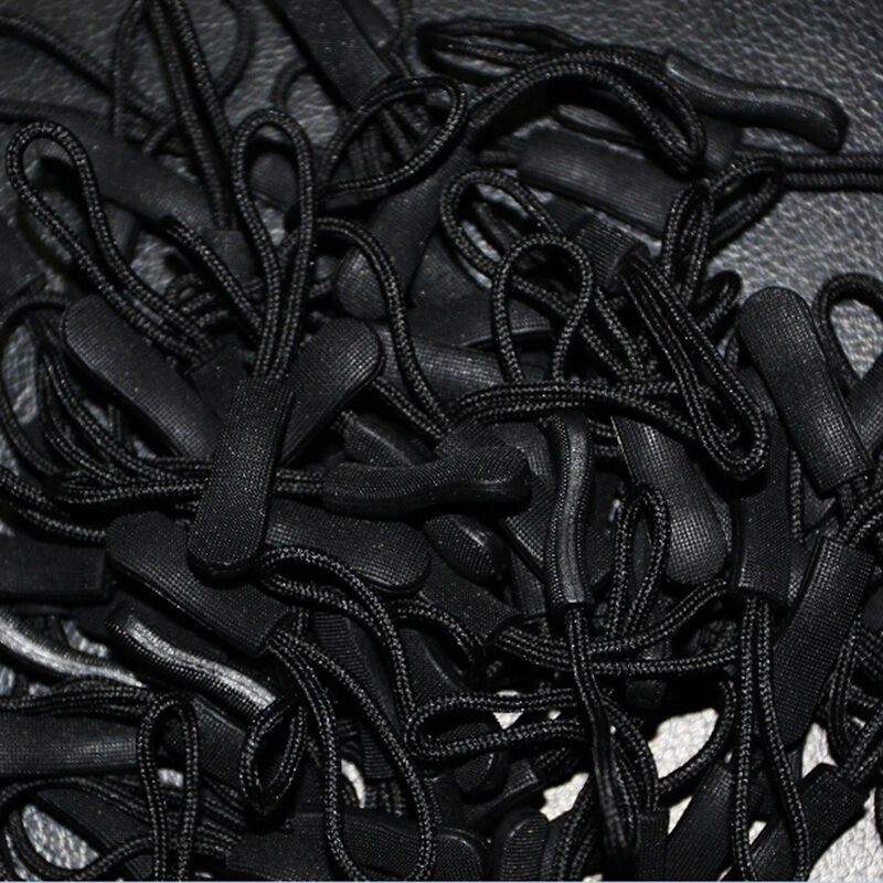 10PCS EDC Zipper Pulls Cord Rope Ends Lock Zip Clip Buckle For Bags  DD