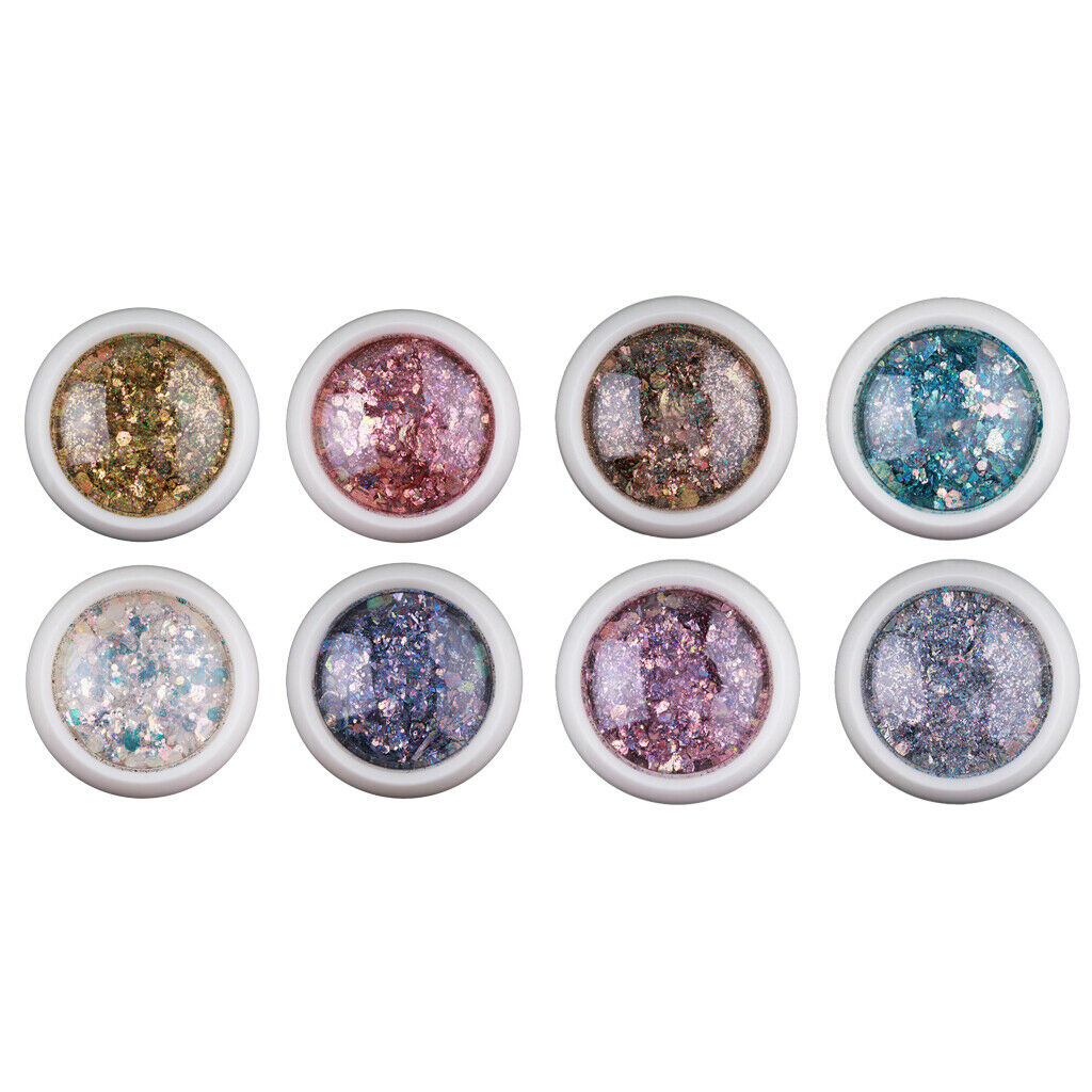 4-Box Mixed Color Makeup Nail Art Glitter Body Decoration Cosmetic Sequins A