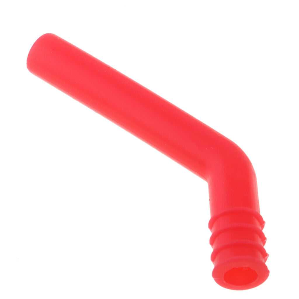 RC Exhaust Tube Extension Pipe Muffler for 1/8 1/10 Nitro Power Cars Red