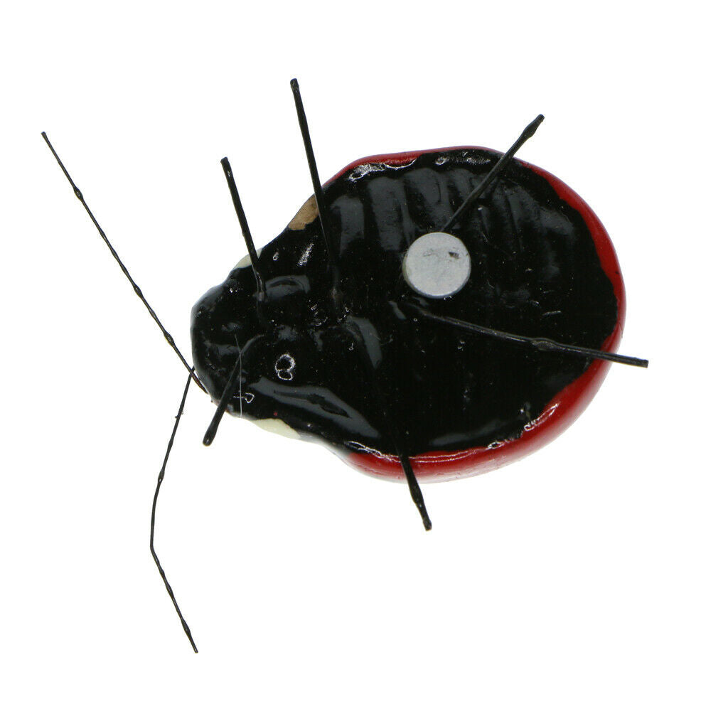2x Vivid Bee Ladybird Insect Imitation Animal Fridge Magnet Toys Outdoor Garden