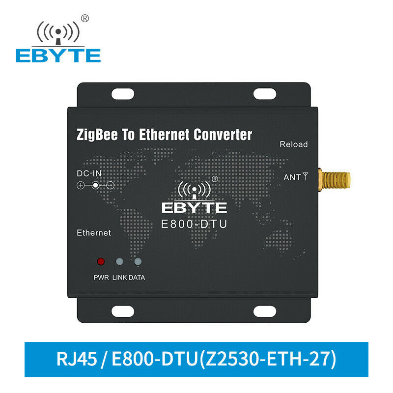 Ethernet 2.4GHz CC2530 ZigBee Module 27dBm 500mW TCP UDP rf Transceiver Modem