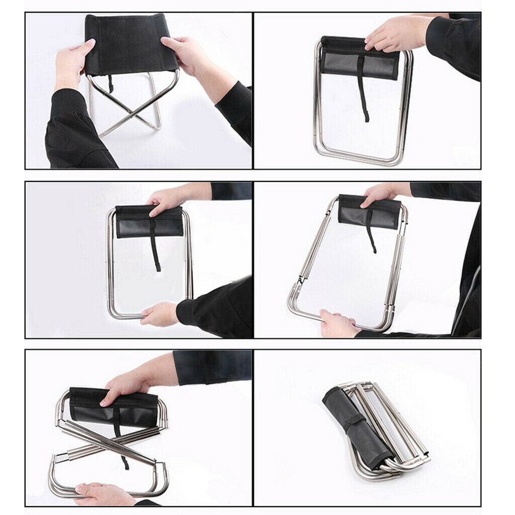 Lightweight Folding Camping Chairs Oxford Cloth Outdoor Camping Fishing