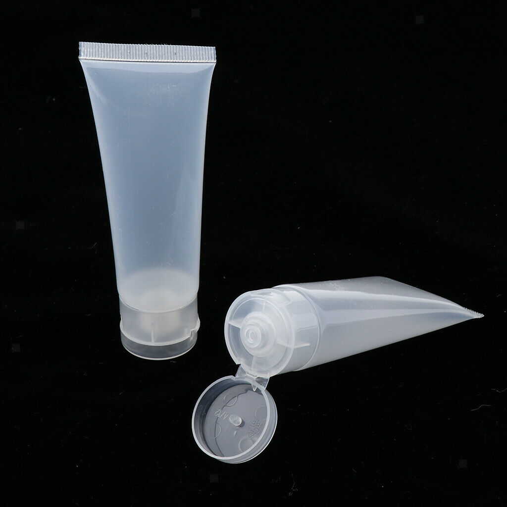 40Pcs Frosted Empty Squeeze Skincare Body Lotion Travel Packaging Bottles