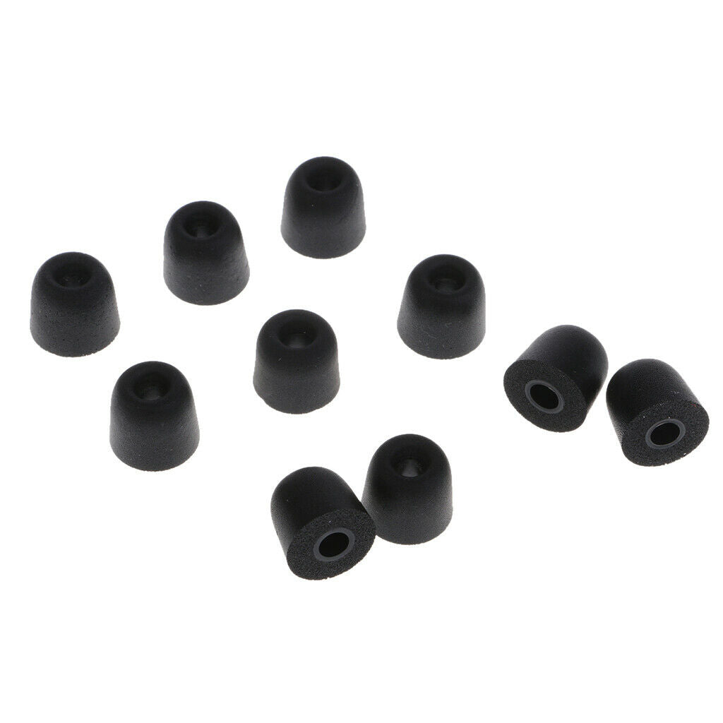 20Pcs Silicone 4.5mm Eartips Bud Earbud Tips Memory Foam For Earphone InEar