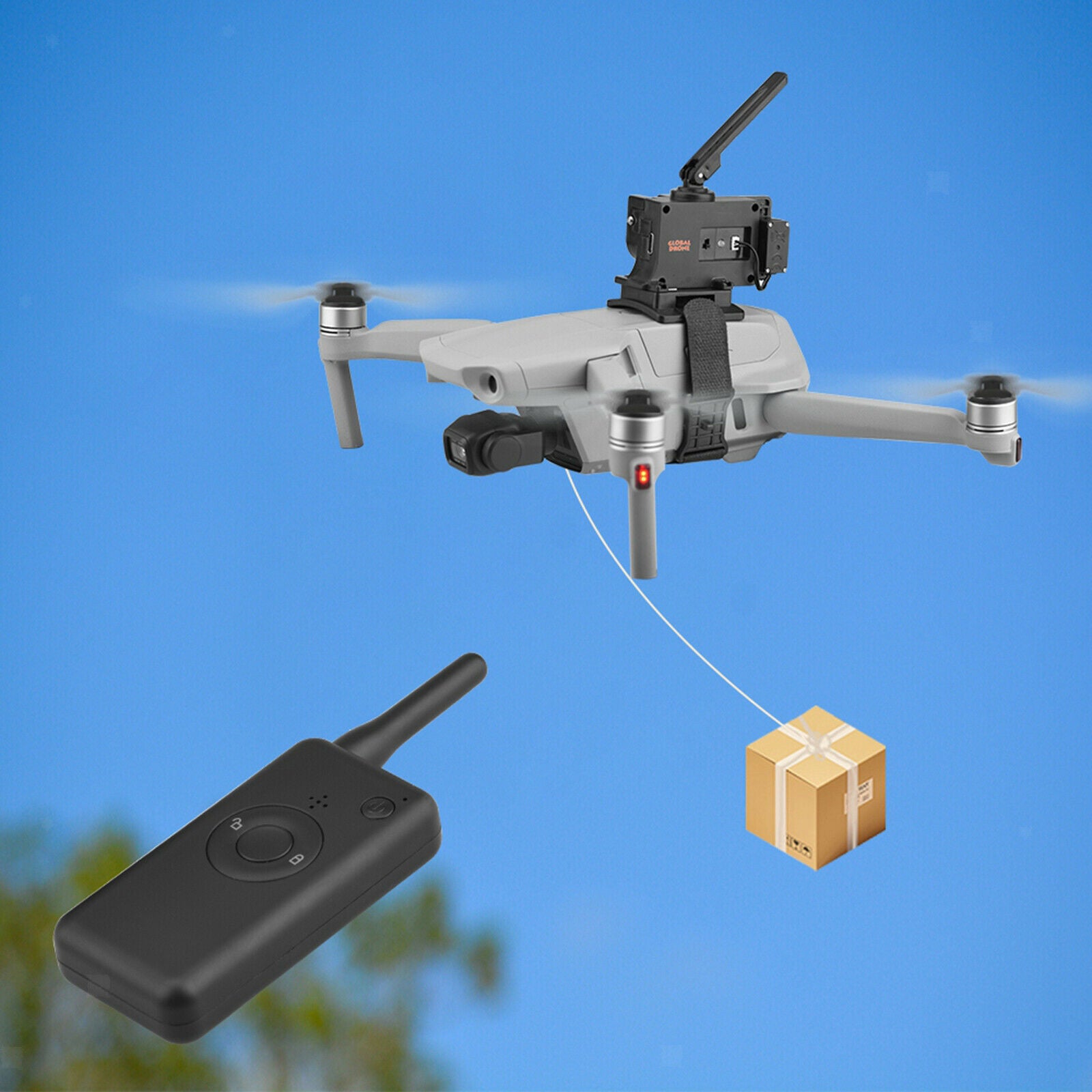 Air Drop Release Dropper Device Kit for DJI Mavic Phantom 3 4 for Bait Hook