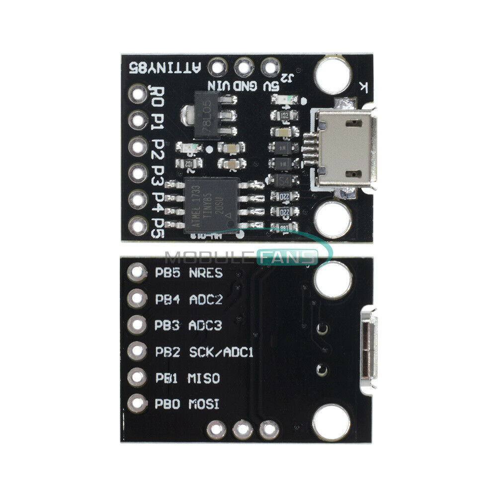 Mini ATTINY85 Micro USB Development Board for Digispark Kickstarter M