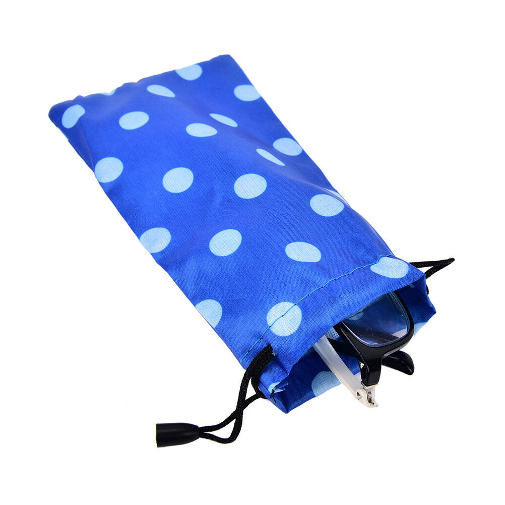 5 PCS Sunglasses Bag Pouch Soft Cloth Cleaning Optical Glasses Case Access.l8