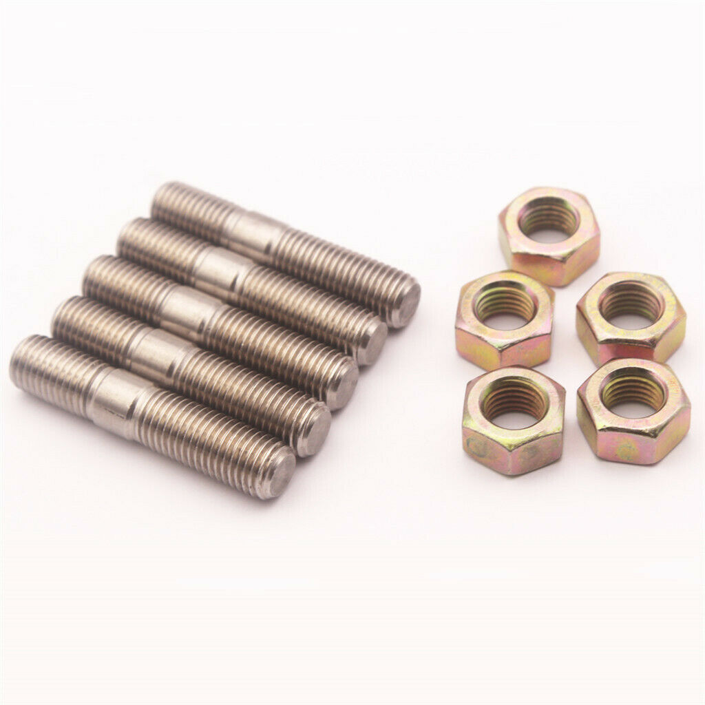 5Pcs Stainless Steel Stud Kit Assembly For Mitsubishi DSM 1G EVO1~10 Turbos
