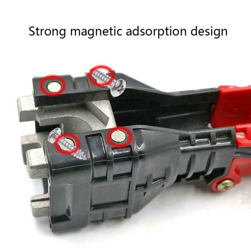 18in1 Foldable Water Pipe Wrench Double End Basin Bottom Pliers Sleeve Bathroom