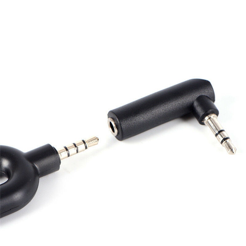 Right Angle 90Degree 3.5mm 3Pole Audio Stereo Male toFemaleExtensionAdapt.l8