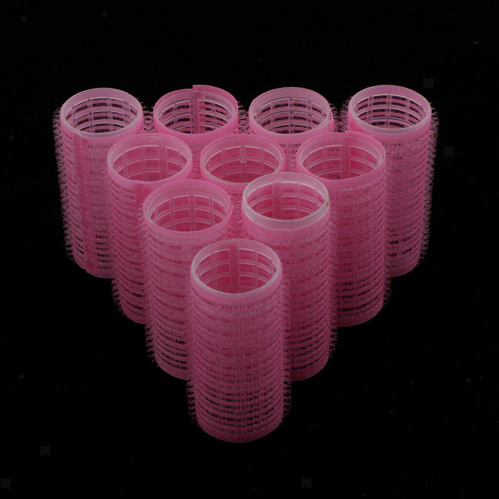 20 Pieces Professional Self Grip Hair Rollers Curls Stick Waving Tool New