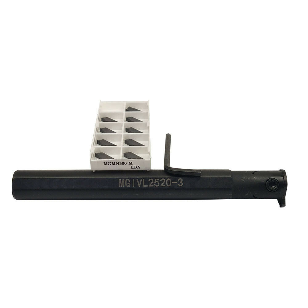 MGIVL2520-3 Lathe Grooving Cut-Off Tool Holder Boring Bar+MGMN300-M LDA  Insert