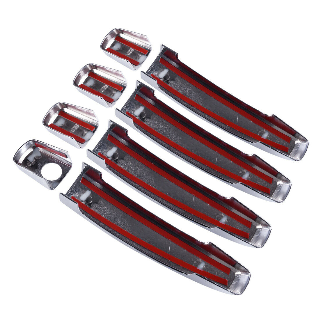 8pcs Chrome Exterior Door Handle Cover Trim fit for Buick Encore 2013-2014 as