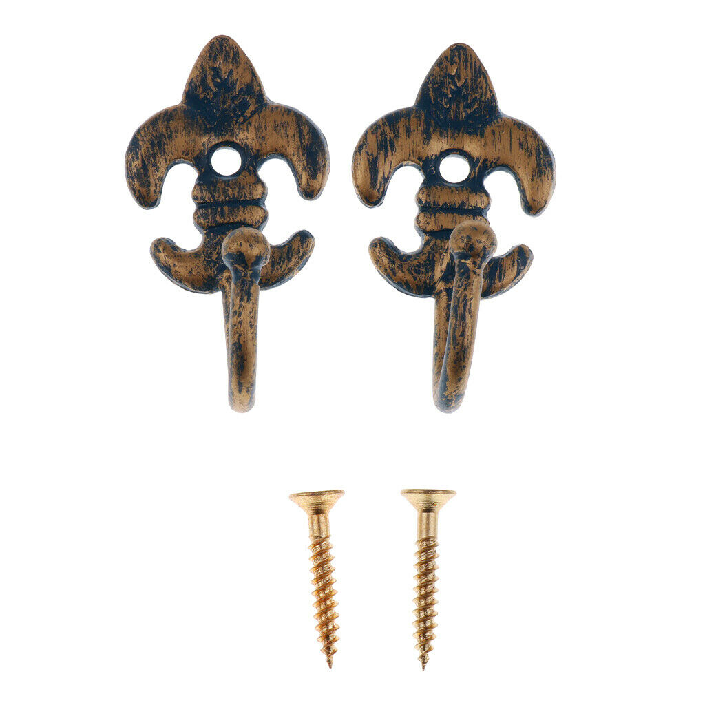 1-pair Curtain Tie Back Hooks Window Blind Tiebacks Hanger Type 2 - 012