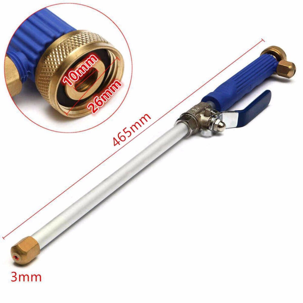 Aluminium High Pressure Power Car Washer Spray Nozzle Water Gun Hose 46cm/18''