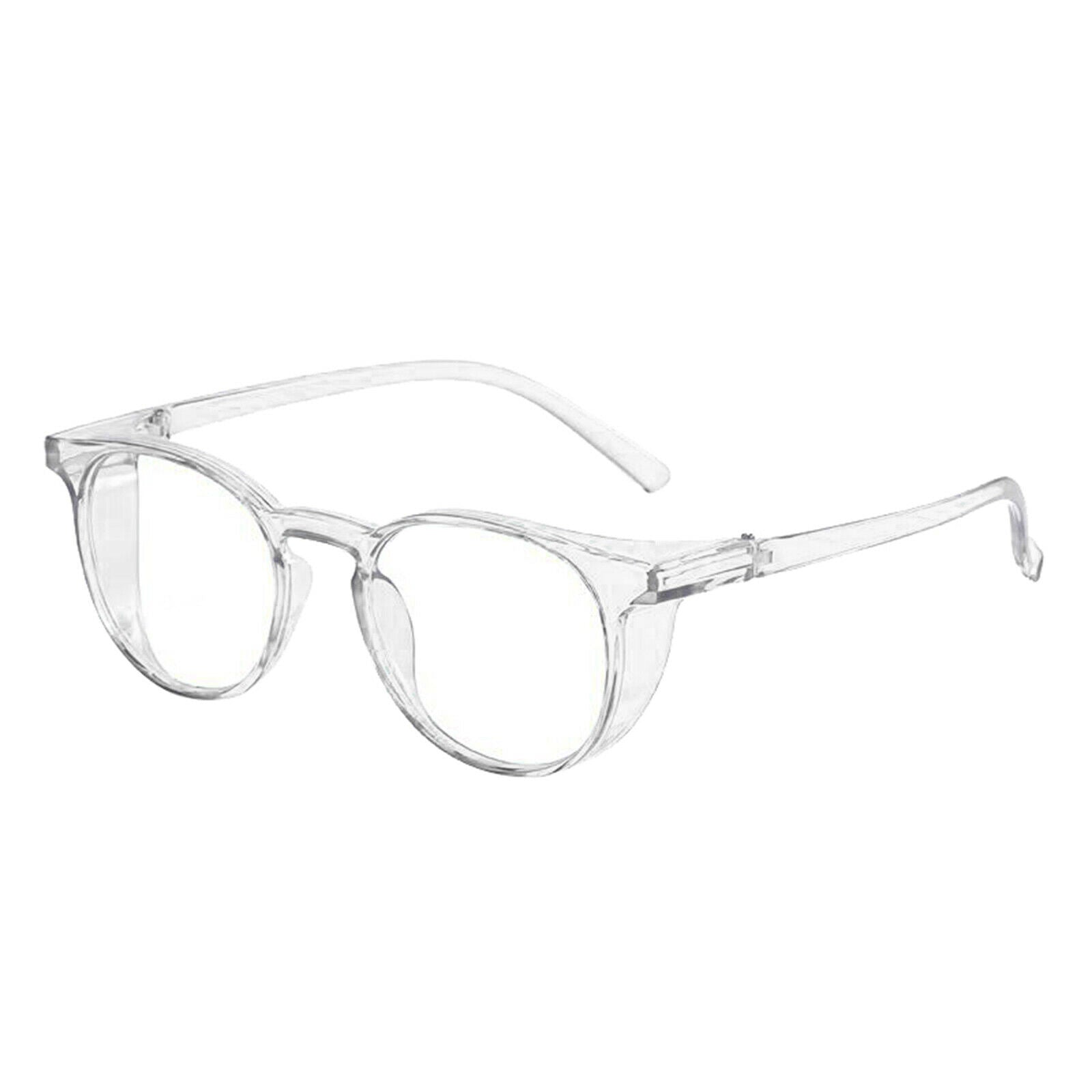 2X Safety Glasses with Clear Anti Fog Wrap-Around HD Lenses Workplaces white