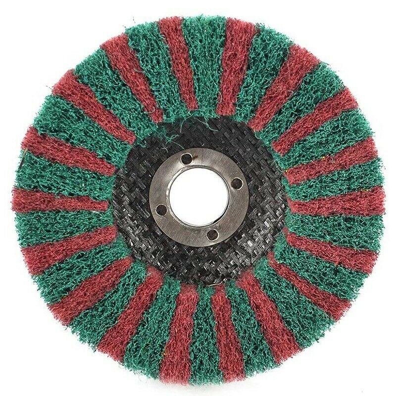 8Pcs 4 Inch Nylon Fiber Flap Wheel Abrasive Disc Polishing Buffing Grinding WhW9