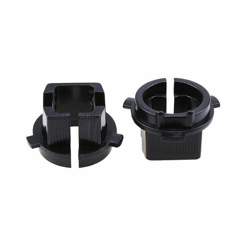2x Black Bulb Base Holder H7 LED Headlight Adapter Retainer Universal Fit Kia K5