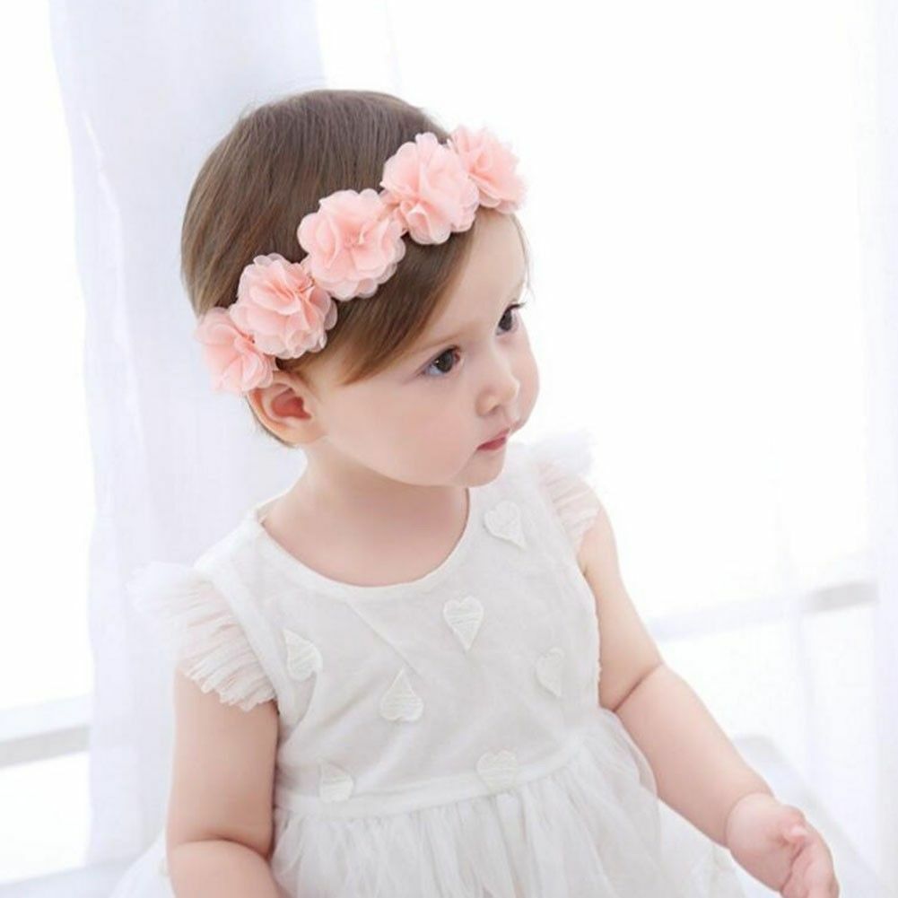 Cute Baby Girl Toddler Lace Flower Hair Band Headwear Kids Headband Accessory