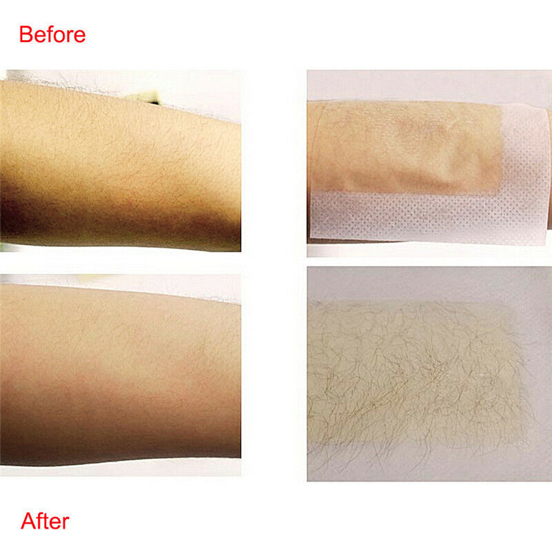 8PCS  Cold Wax Hair Removal Strips For Leg Body and Facial Hair Fashi.l8