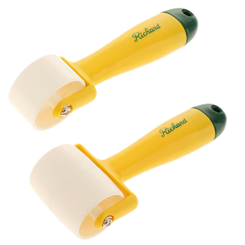2pcs Plastic Wallpaper Edge Seam Roller - Internal External Corner Home