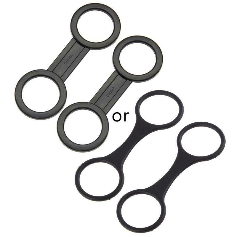 Silicone Snorkel Strap Keeper Lock Kit for Scuba Diving Snorkeling Accessories