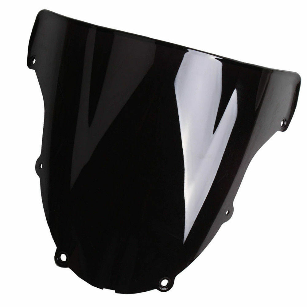 Black Motor Windshield Windscreen for Kawasaki NINJA ZX6R ZX 6R 636 2003-2004
