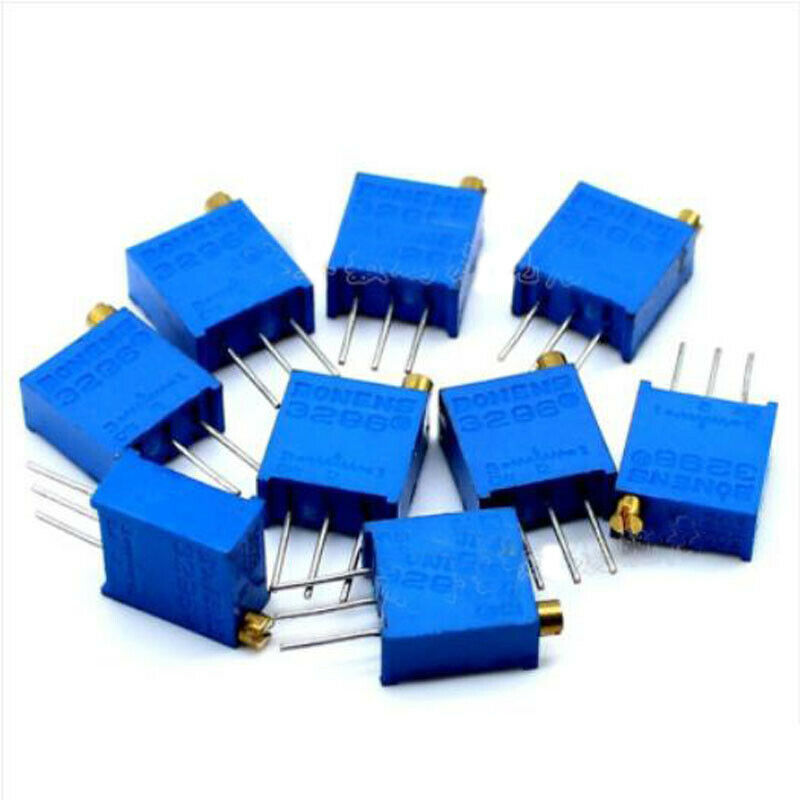 15pcs 3296W Multi-turn Trimmer Potentiometer Variable Resistor 50R~2M Ohm/Ω Kit