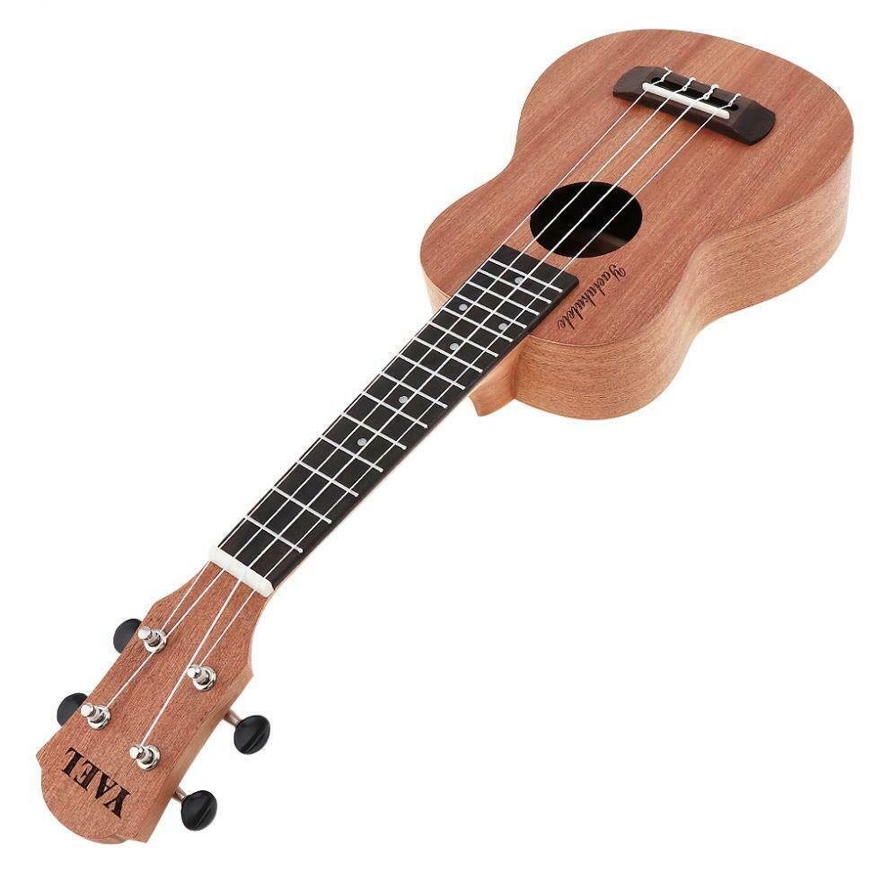 21''Soprano Ukulele Sapele Wood Hawaii Guitar String Music for Children Beginner