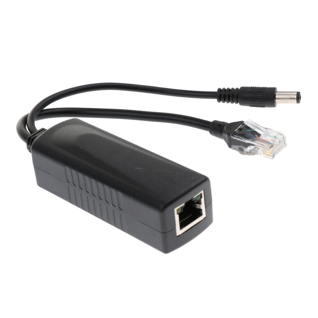 6x Active PoE Splitter Power Over Ethernet 48V to 12V for IEEE802.3af/at 24W